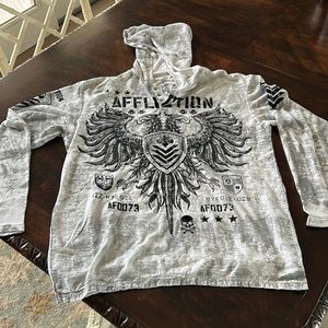Affliction lightweight hoodie.